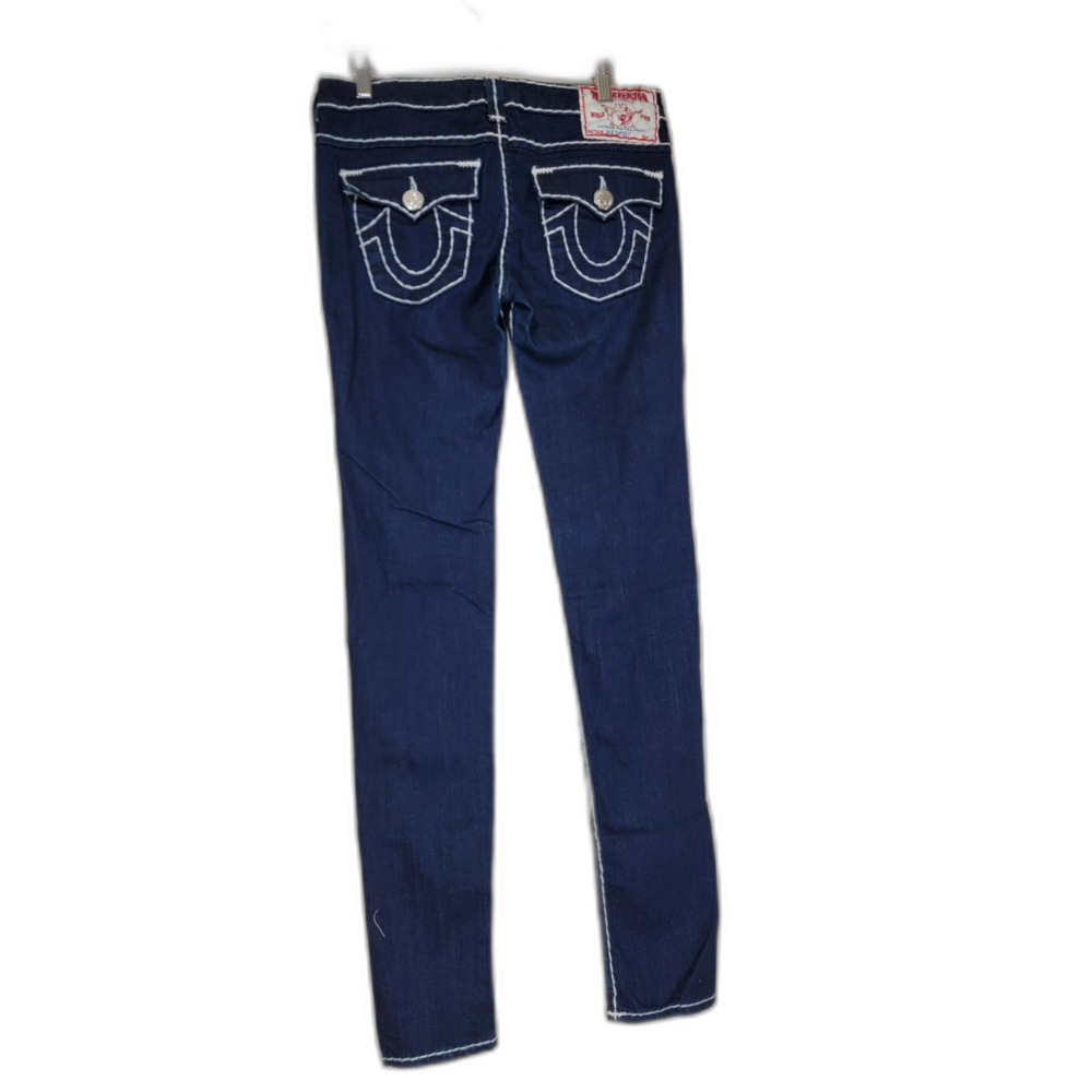 Women's True Religion Julie Super T Thick Stitch Jeans - sz 30 - Picture 2 of 10